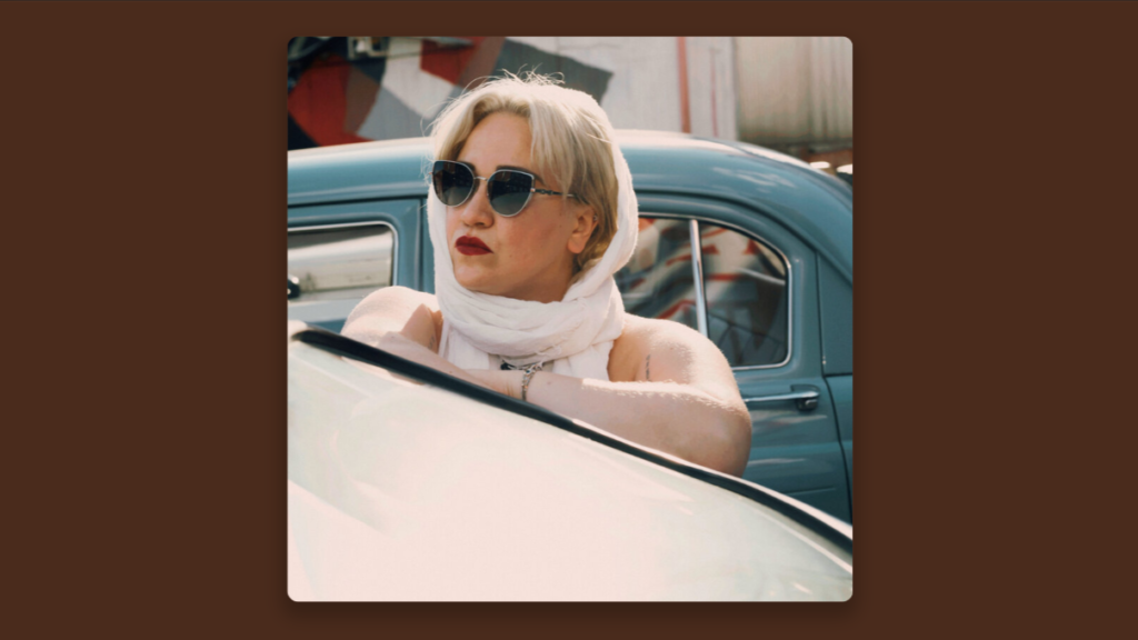 Indie pop artist, musician Anastasia Ledovskaya ПРОСТО СКАЖИ single cover