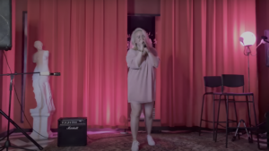 Indie pop artist, musician Anastasia Ledovskaya at ДУШУ НАРУЖУ